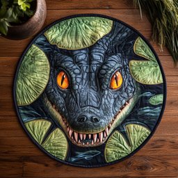 The Silent Hunter CP0605013CL Quilt Round Mat