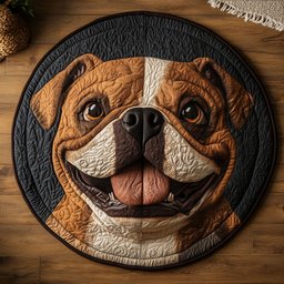 Smiling Bull CP0505021CL Quilt Round Mat