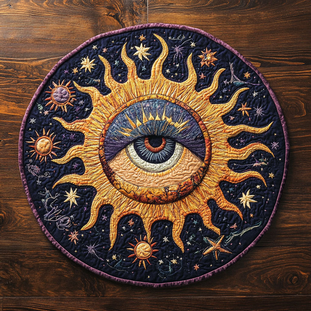 Celestial Look CP0505013CL Quilt Round Mat