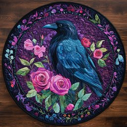 Shadow Wings CM2804017CL Quilted Round Mat