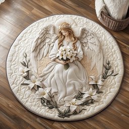 Angel's Serenade CP2904002CL Quilt Round Mat