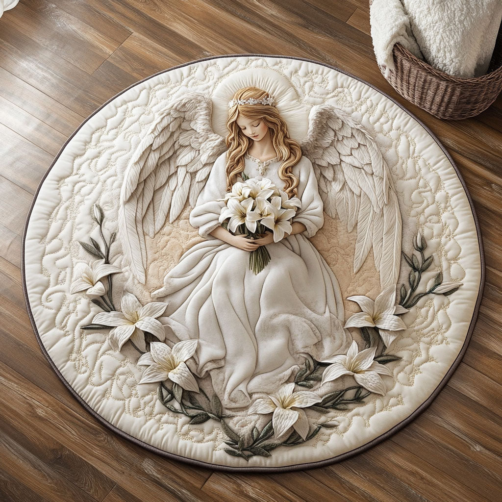 Angel's Serenade CP2904002CL Quilt Round Mat