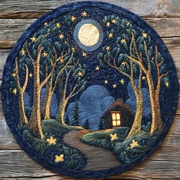 Forest Of Dreams CP3004007CL Quilt Round Mat