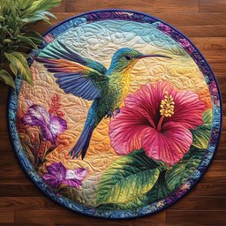 Hope in Flight CM2904008CL Quilted Round Mat