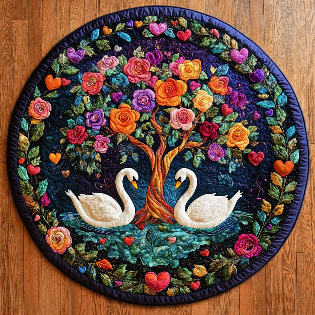 Royal Swan WN2804055CL Quilted Round Mat