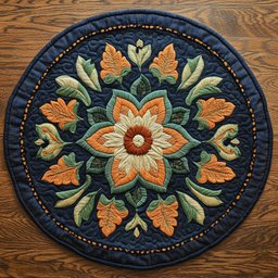 Celestial Bouquet CP0505003CL Quilt Round Mat