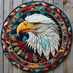 Eagle Spirit CW2804009CL Quilted Round Mat