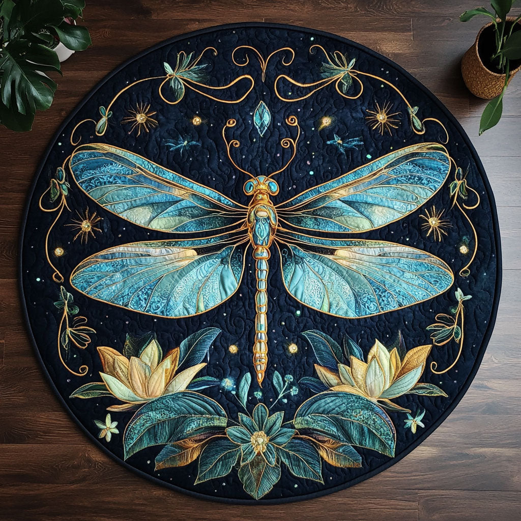 Gossamer Flight CM2904021CL Quilted Round Mat