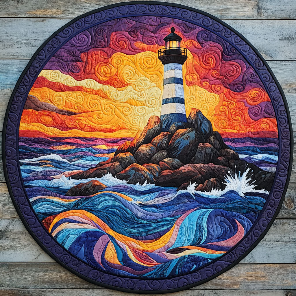 Sunset Lighting CP2304017CL Quilt Round Mat