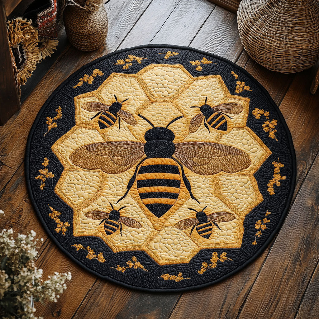 Beehive WY2204010CL Quilted Round Mat