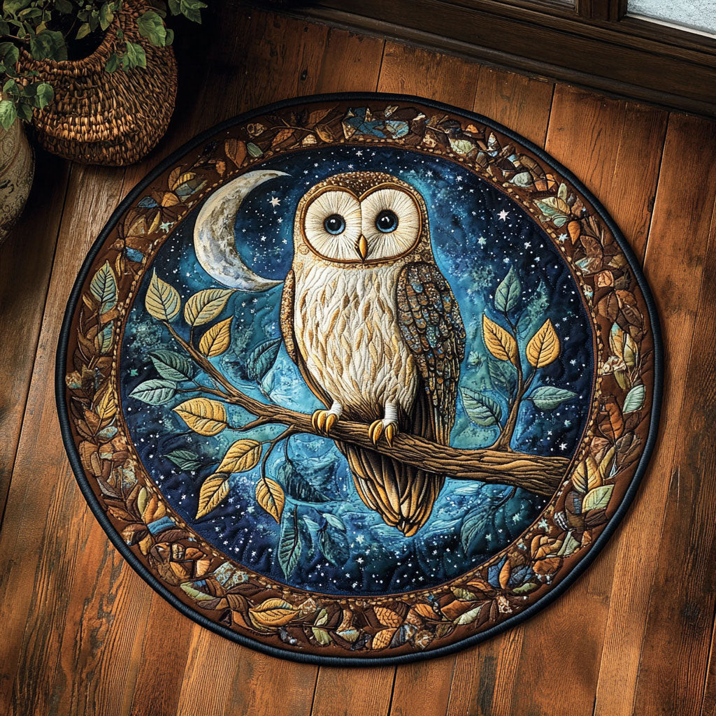 Night Watcher WY2204025CL Quilted Round Mat