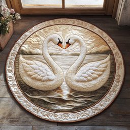 Silent Embrace CP2404002CL Quilt Round Mat