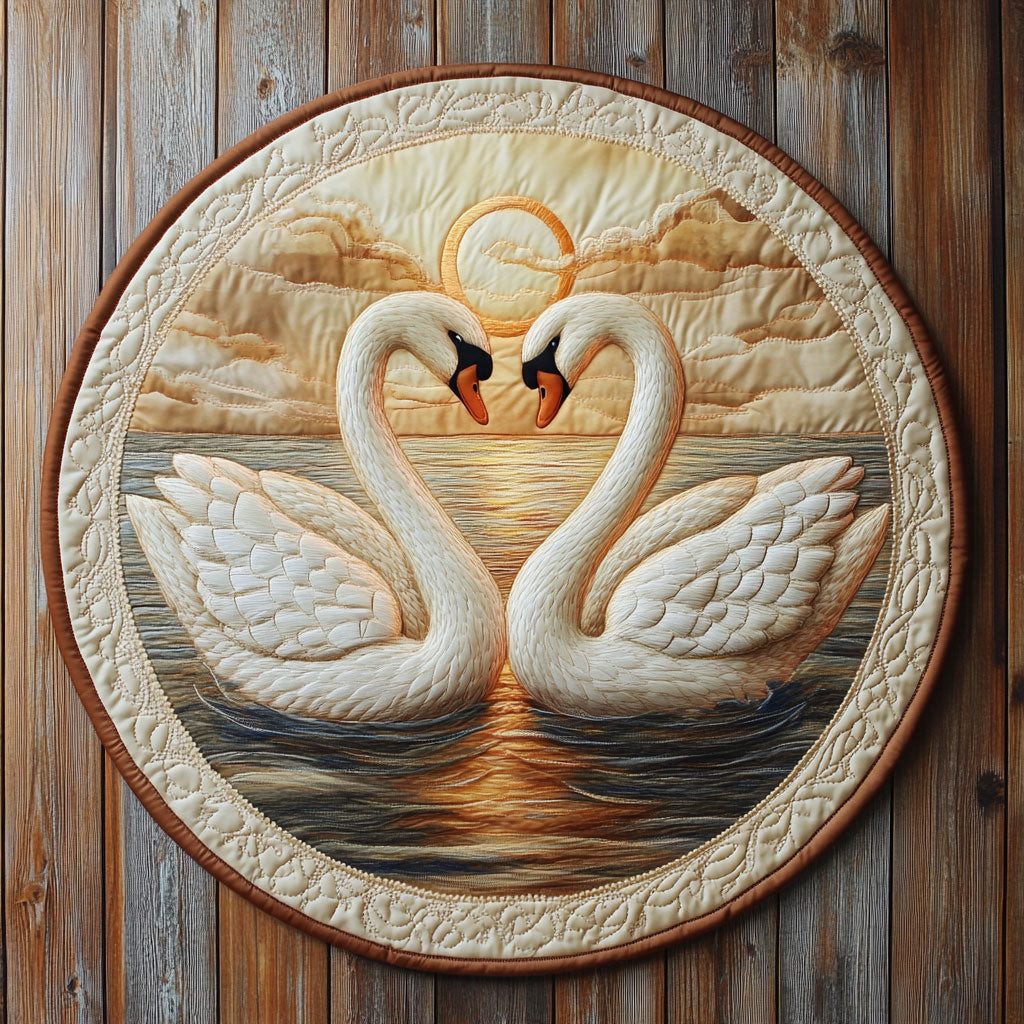 Hearts in Harmony CP2404003CL Quilt Round Mat