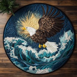 Wild Sky CM2404027CL Quilted Round Mat