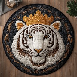Tiger King CP2104017CL Quilt Round Mat