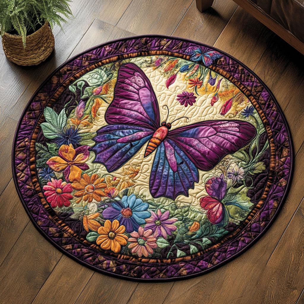 Vivid Flight CM2804005CL Quilted Round Mat
