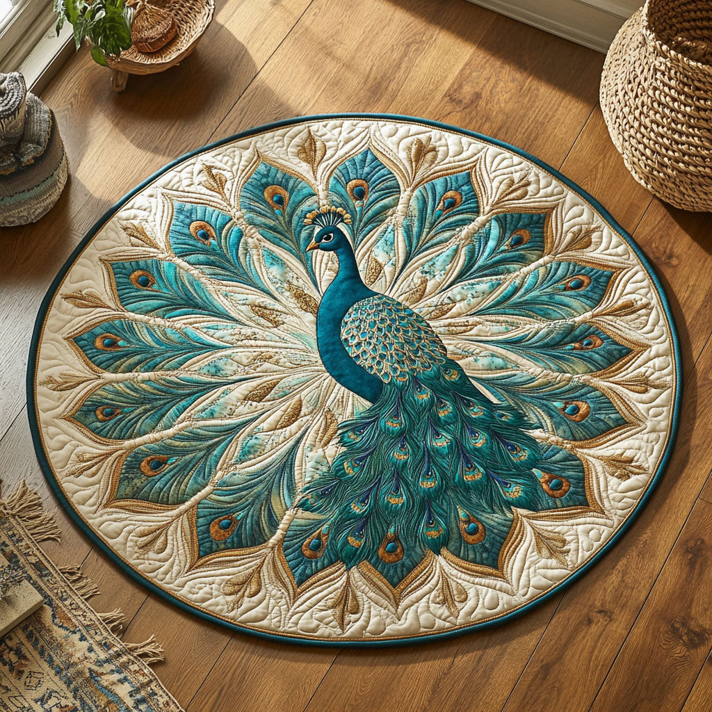 Feather Dance WY2504010CL Quilted Round Mat