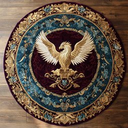 Griffin Glory WN2404010CL Quilted Round Mat
