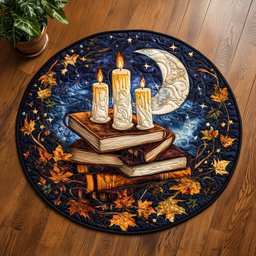 Starry Night CM2504052CL Quilted Round Mat