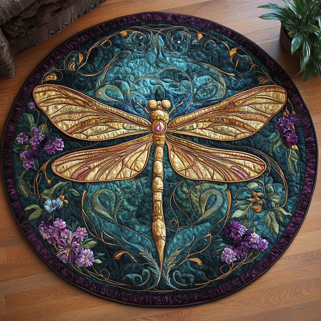 Twilight Wings CM2504012CL Quilted Round Mat