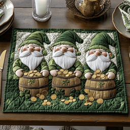 Rainbow Gold Quilted Place Mat NCU0VH2569