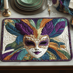Carnival Charm Quilted Place Mat NCU0VH2776