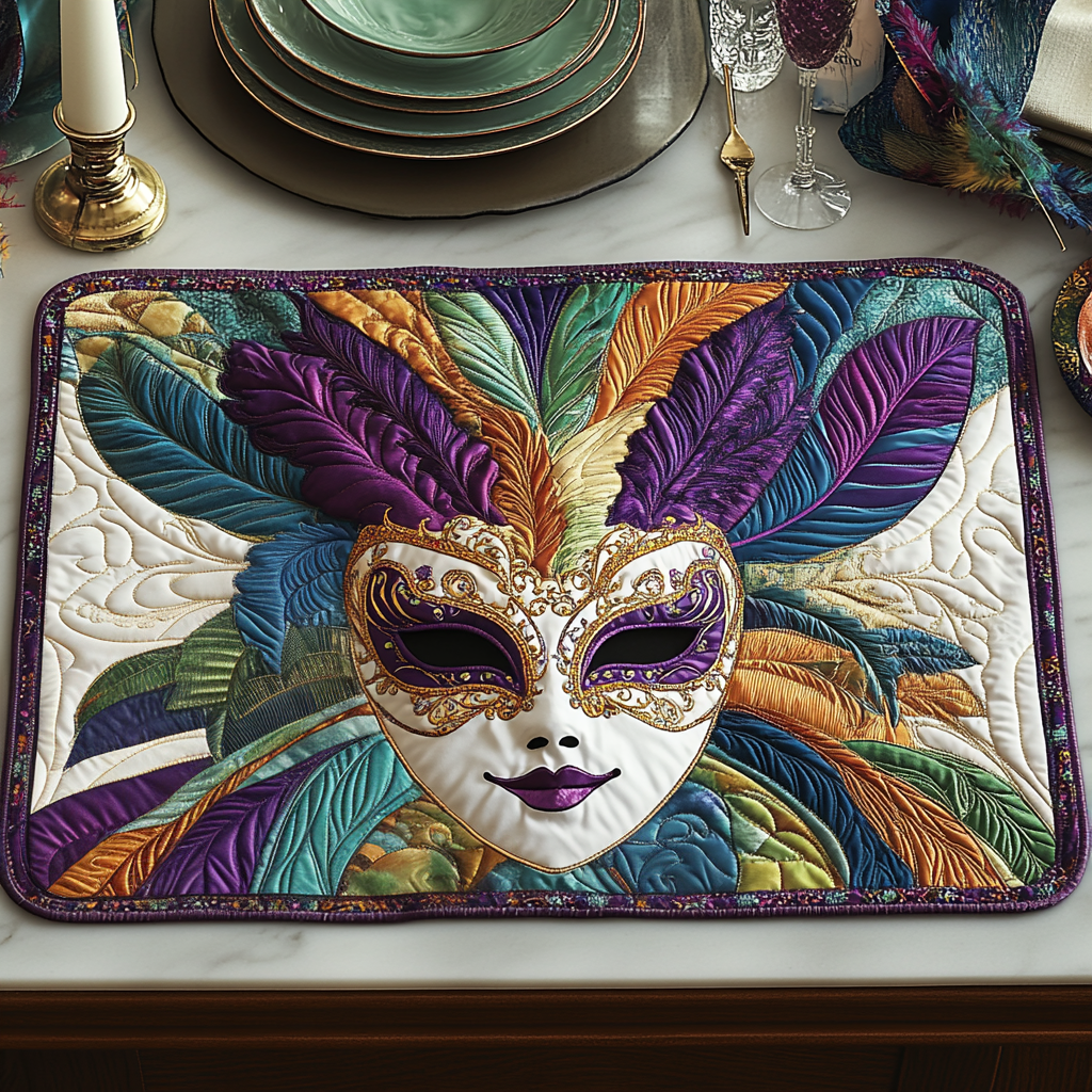 Carnival Charm Quilted Place Mat NCU0VH2776