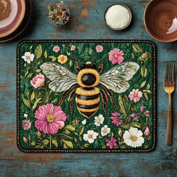 Vibrant Pollinator Quilted Place Mat NCU0VH2511
