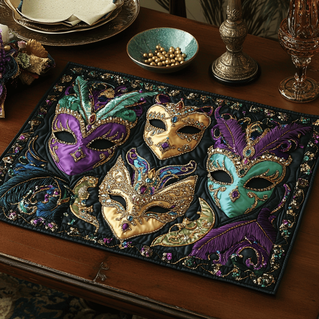 Regal Masquerade Quilted Place Mat NCU0VH2779