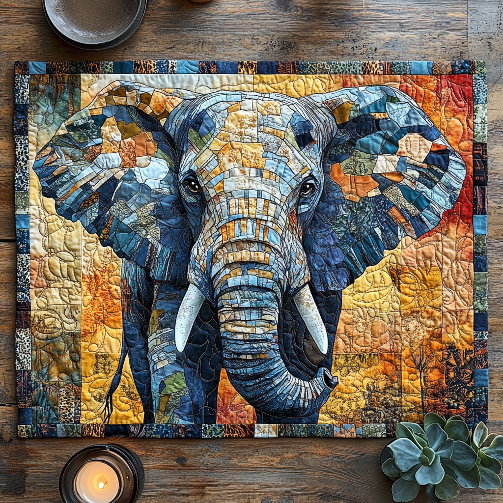 Ivory Grace Quilted Place Mat NCU0DV3618