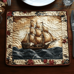 High Seas Journey Quilted Place Mat NCU0DV3038