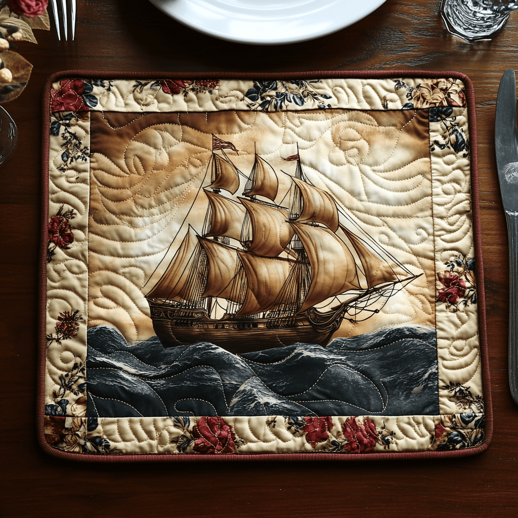 High Seas Journey Quilted Place Mat NCU0DV3038