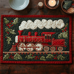 Evergreen Express Quilted Place Mat NCU0VH823