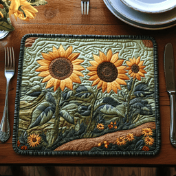 Petals of Joy Quilted Place Mat NCU0DV3141