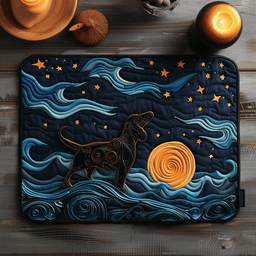 Night Sky Dachshund Quilted Place Mat NCU0TH245