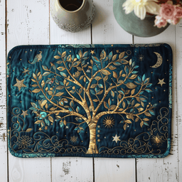 Shamrock Tree Quilted Place Mat NCU0TL170