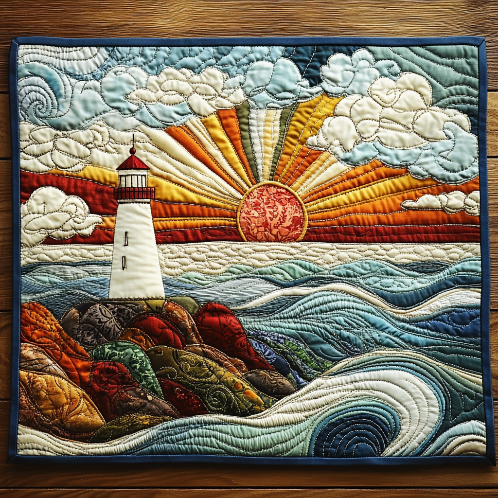 Ocean Watcher Quilted Place Mat NCU0DV3078