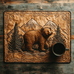 Shadowed Trail Quilted Place Mat NCU0DV2895
