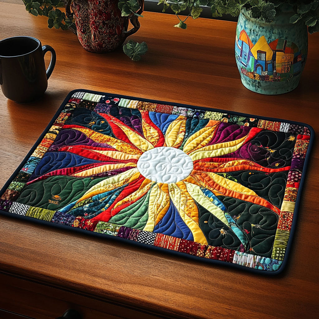 Bright Rays Quilted Placemat NCU0NT3435