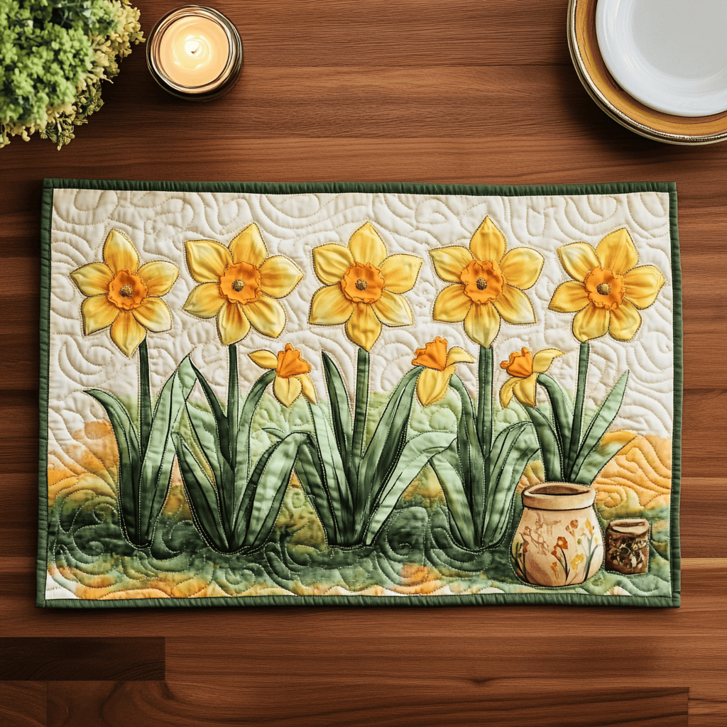 Spring Essence Quilted Placemat NCU0VL1557
