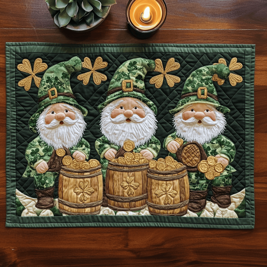 Shamrock Pride Quilted Place Mat NCU0VH2573