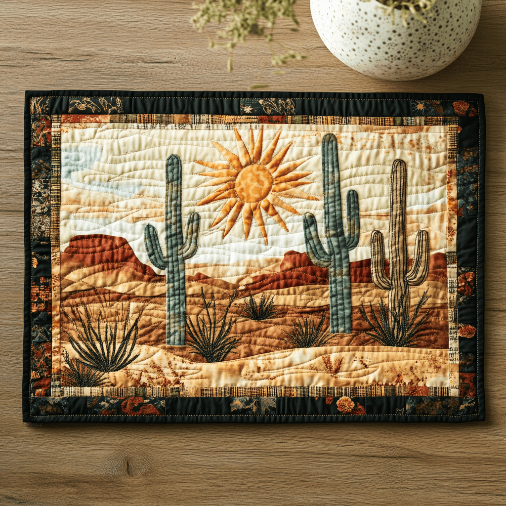 Desert Bloom Quilted Place Mat NCU0DK5304
