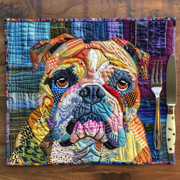 Chunky Pup Parade Quilted Place Mat NCU0DV4231