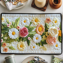 Garden Breeze Quilted Place Mat NCU0VH4757