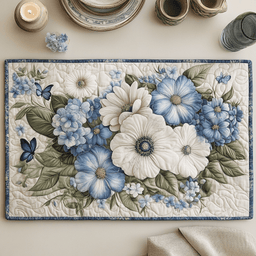Floral Charm Quilted Placemat NCU0VL1433