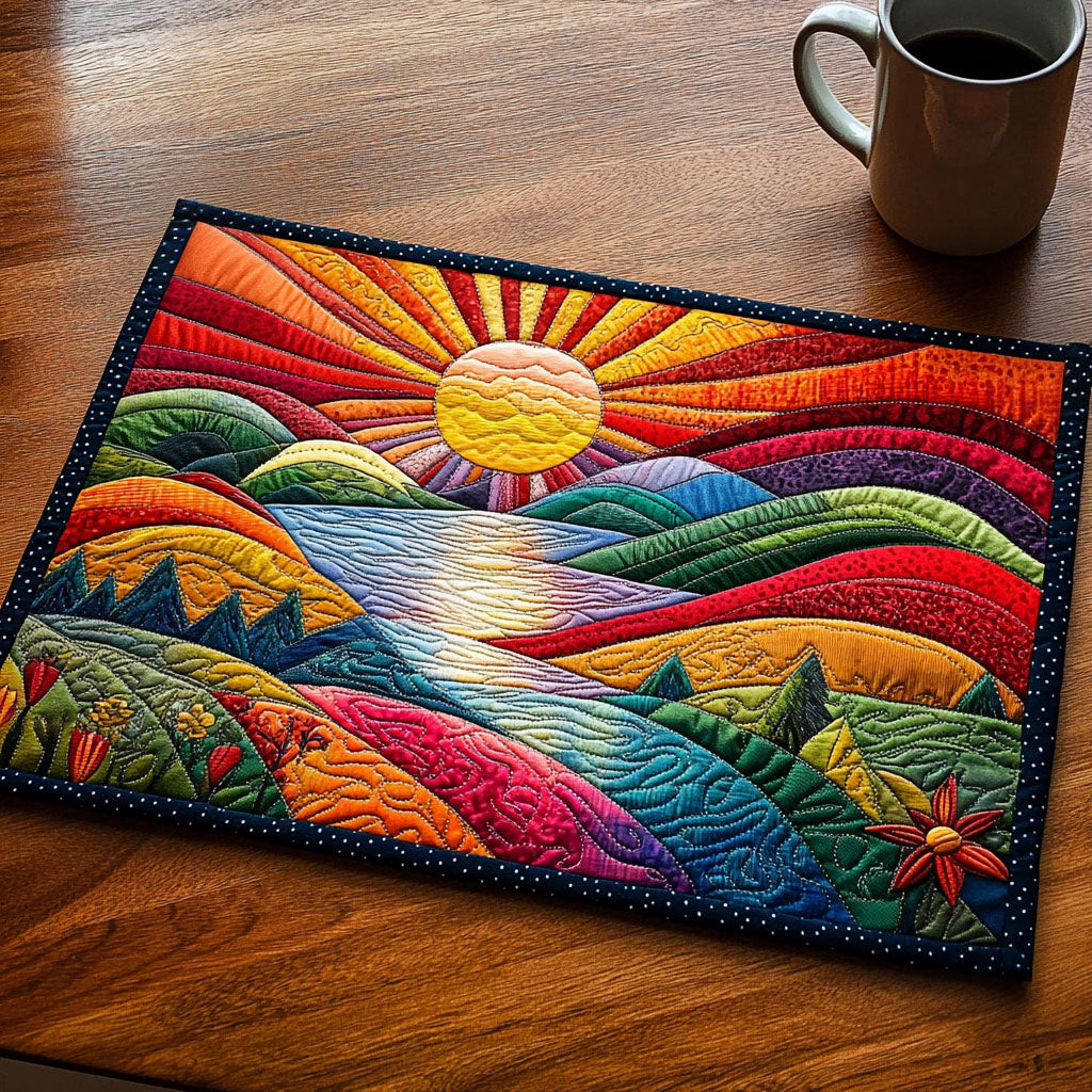 Scenic Vista Quilted Placemat NCU0NT3440