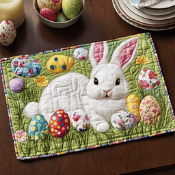 Easter Bloom Quilted Place Mat NCU0VH3493