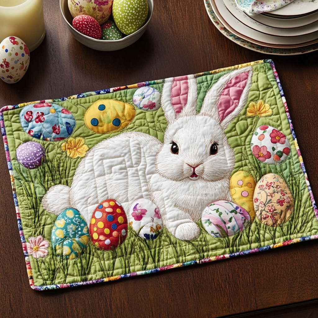 Easter Bloom Quilted Place Mat NCU0VH3493