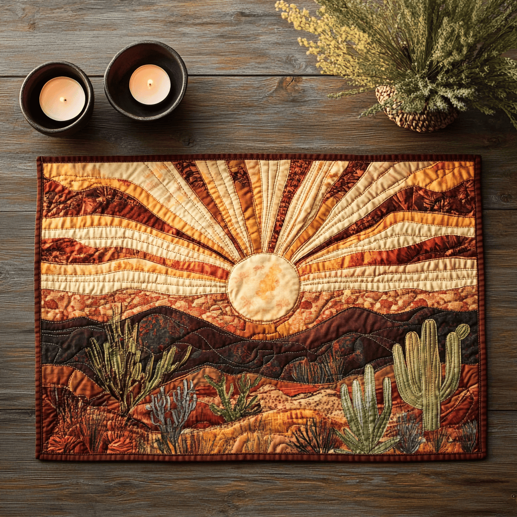 Saguaro Bliss Quilted Place Mat NCU0VH3102