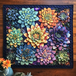 Succulent Garden Quilted Place Mat NCU0DK6361